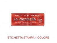 Etichette adesive per fioristi, fiorai e vivaisti (mm 40X15)  (cod.92G)
